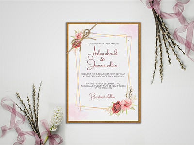 Wedding Invitation Card Design