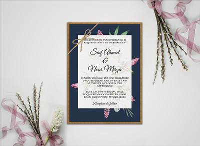 Wedding Invitation Card Design wedding