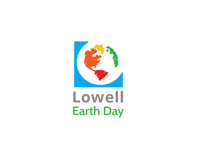 Lowell Earth Day community creativity earth logo paint sustainability