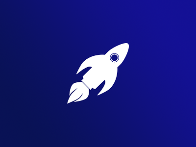 Day 1: Rocketfish branding dailylogochallenge fish logo rocket space