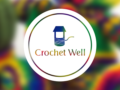 Crochet Well branding crochet logo well