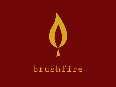 Brushfire daily logo challenge fire flame logo match
