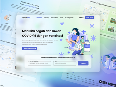 Vaksin Kita - Vaccine Landing Page