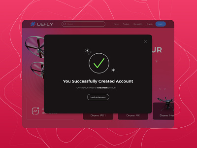 Success Statement DeFly design drone ui ui design web web design