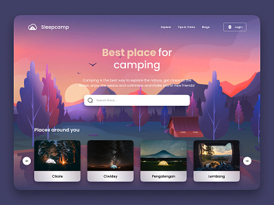 Web Design - Sleepcamp