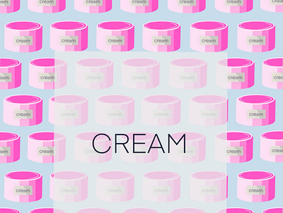 Cream cream creative illustration logo minimal