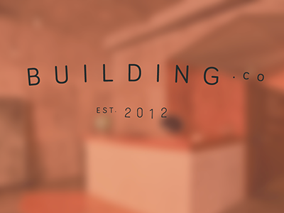 Building.co Branding WIP branding co working