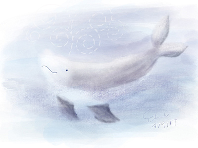 Whale doodling