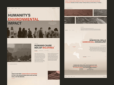 Humanity’s Environmental Impact Landing Page