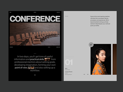 Design Conference Promo Page