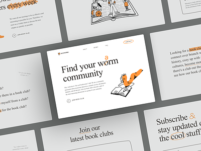 A Landing Page for the Online Book Club