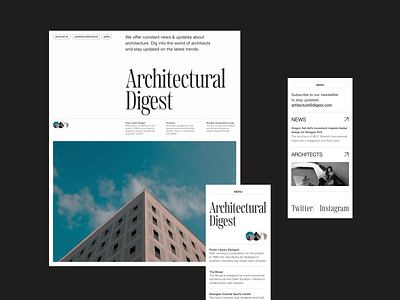 The Concept of an Architectural Website