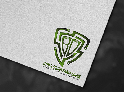Cyber Squad BD Logo bangladesh branding cyber security design hack icon illustration logo logo design minimal typography ui vector