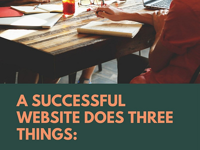 A successful website does three things