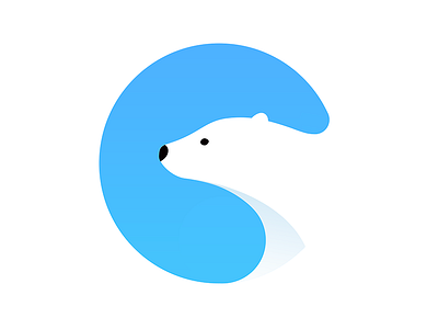 The Logo of Polar Browser app bear browser debuts design icon ideal invite ios logo polar ui