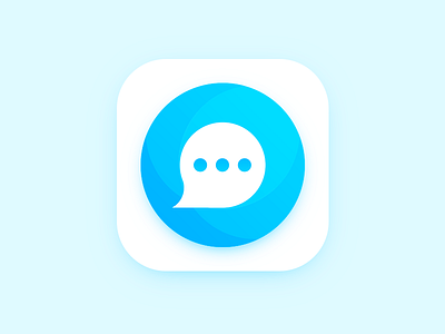 The logo of Smart Messenger app chat design email icon illustration ios logo message sketch theme ui