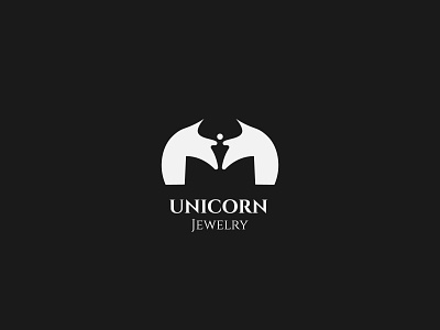 Unicorn Jewelry app brand brand identity brandmark colour colours design graphic graphic design icon logo logo design logomark logotype minimal symbol ui unique wordmark