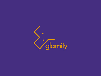 Glamity app brand brand identity branding brandmark colour colours graphic graphic design icon loggtype logo logo design logomark minimal symbol ui unique vector wordmark