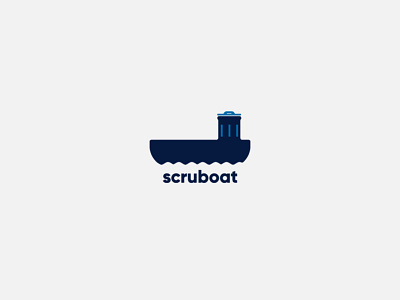 Scruboat vector