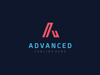 Advanced - Logo Design Template a letter logo letter a logo design logo mockup logo template logotype