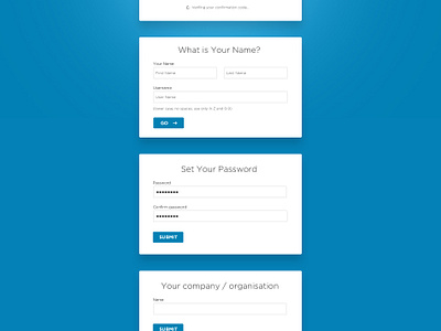 Sign Up Process by Raj Singh on Dribbble