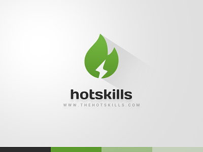 TheHotSkills - Web Design Inspiration Gallery fire gallery green hot light logo logotype mockup portfolio psd skills web design