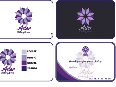 aster logo finish logo design