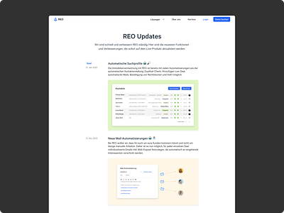 Product updates for REO ❤️🚨 design figma web design webflow