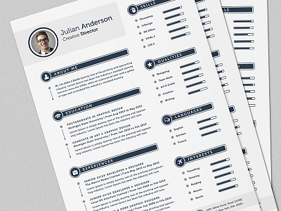 The Smart CV Resume Full Set Template cv template free pro resume resume bundle resume design resume examples resume template resume templates resumes smart resume