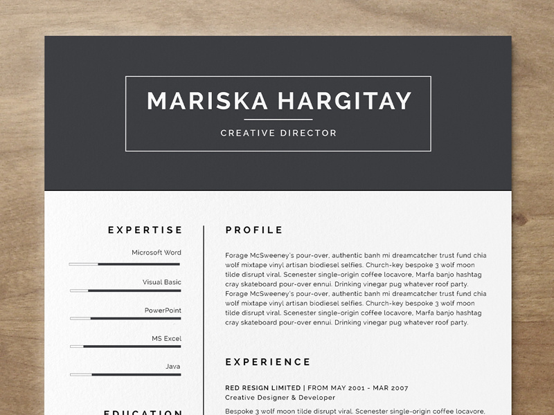 indesign resume templates free