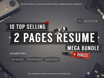 10 Top Selling Resume Mega Bundle + Bonus