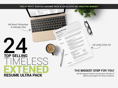 24 Timeless Resume Ultra Extened Pack
