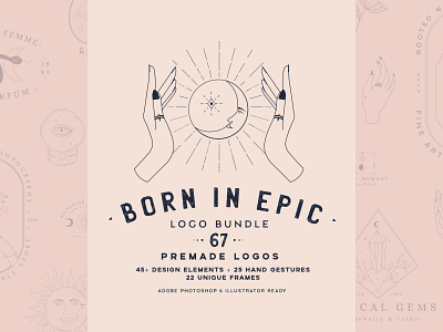 Born in Epic Logo Bundle