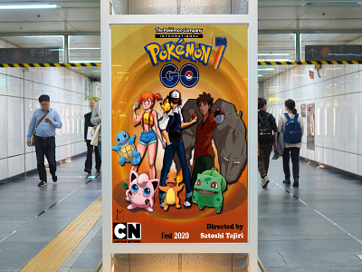 PoKeMoN ♥ ads advertising animated animation cartoon design designer designers graphicdesign illustration mockup mockups photoshop poster poster design