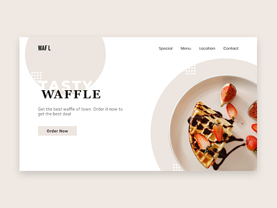 Waffle Landing Page