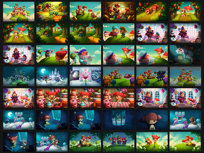 the Fruit Kingdom by Elena on Dribbble