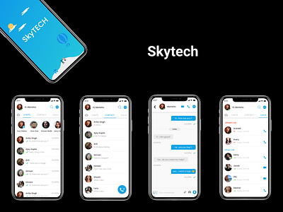 Skytech Chat app Concept