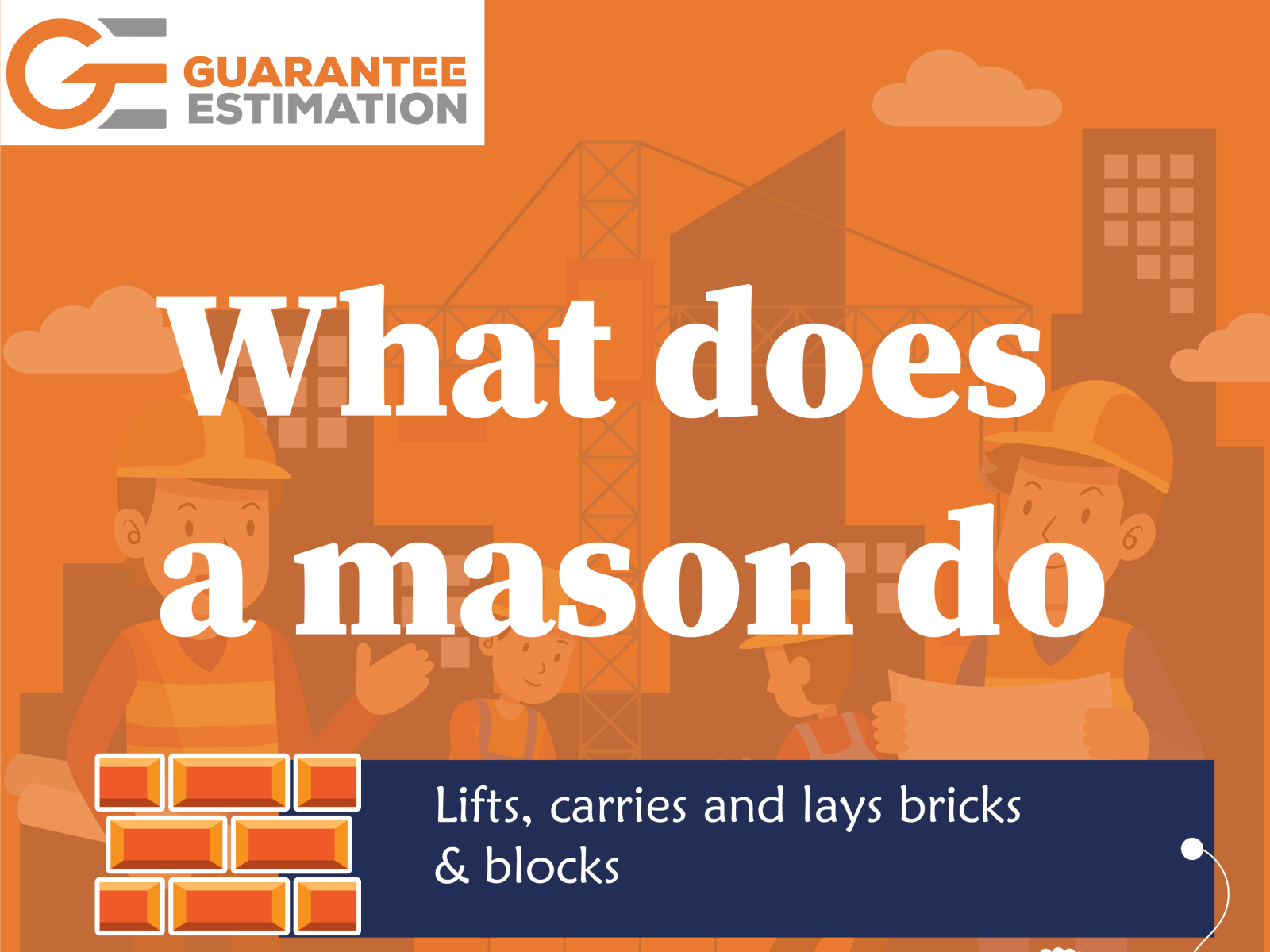 What Does a Mason Do? by Guarantee Estimation Services on Dribbble