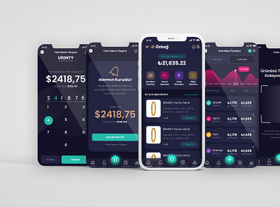 Mobile App Design ui