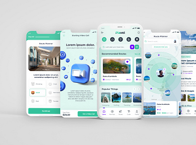 Mobile App Design ui