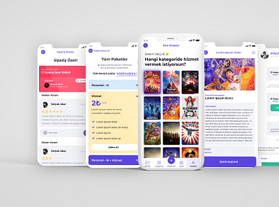 Mobile App Design ui