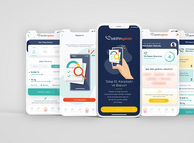 Mobile App Design ui