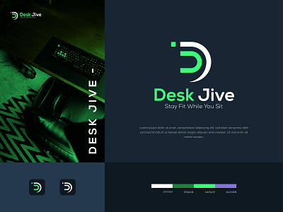 Desk Jive brandidentity branding agency corporatelogo designer designinspiration elegant design greenlogo letterlogo logobranding logodesign logopresentation logotype minimallogo modernlogo newstartuplogo pictorialmark rmcreation52 simplelogo startuplogo techlogo