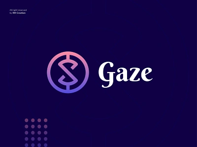 Gaze branding crypto crypto wallet cryptoexchange cryptologo currency currencylogo customlogo dollarlogo goldenratio gradientlogo gridlogo illustration logodesigner logotype modernlogo rmcreation52 startuplogo techlogo ui