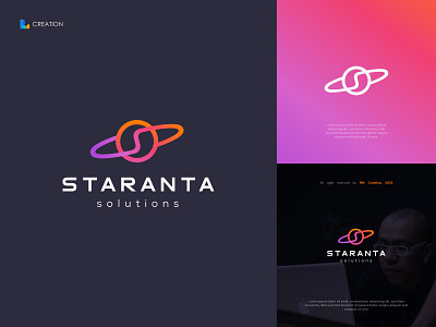 Staranta Solutions brandidentity branding corporatelogo creative logo customlogo elegant logo galaxy logo gridlogo logodesigner logoideas logotype modern logo rmcreation52 space logo startup logo startup logo design tech logo technology logo timeless logo unique logo