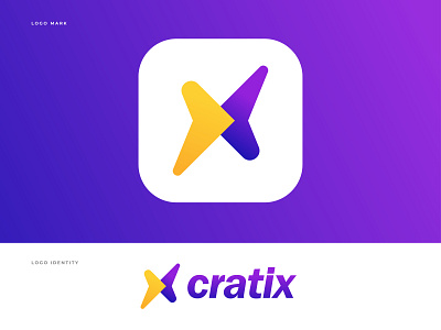 Cratix Logo mark brandidentity branding creativelogodesign customlogo designer gridlogo logodesigner logoideas logomaker logomark logotype logotypes modern professional logo designer rmcreation52 startuplogo techlogo technology logo design unqiue vectorlogo