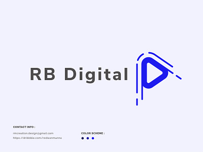 Logo design project - RB Digital