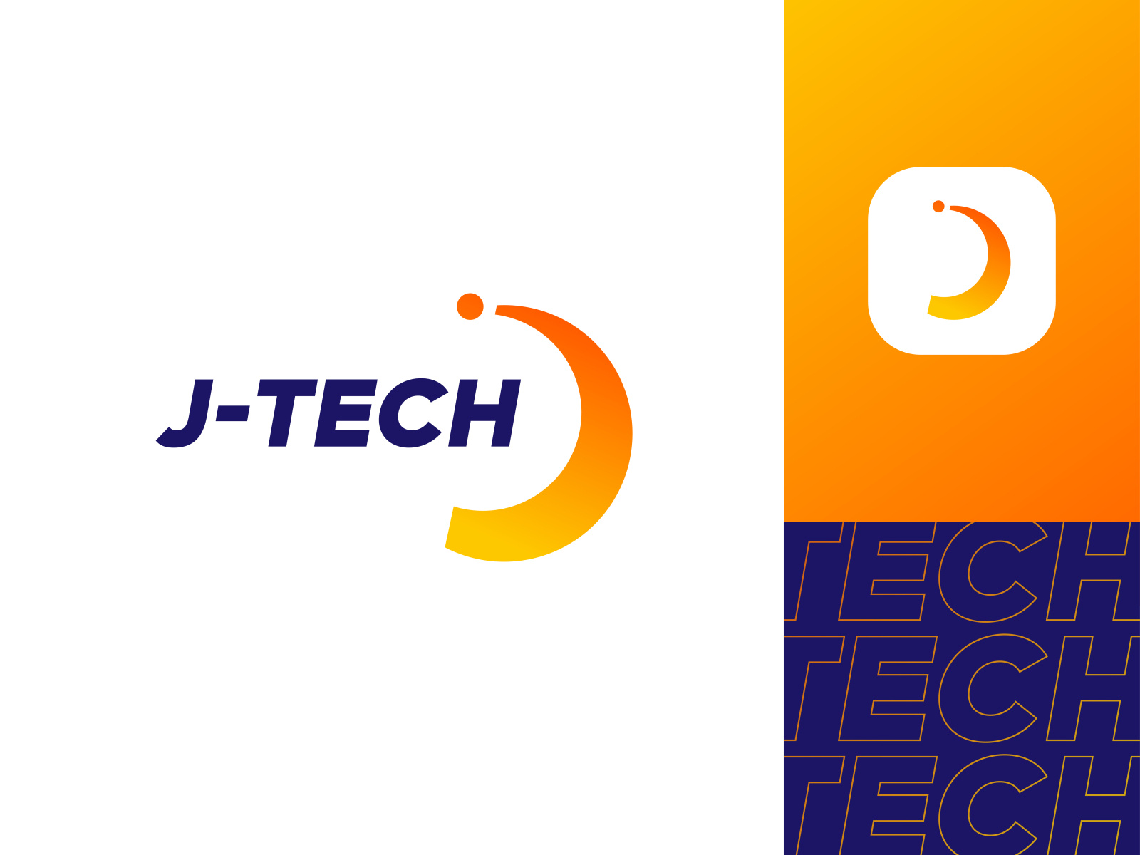 Logo design project JTECH by Redwan Munna on Dribbble