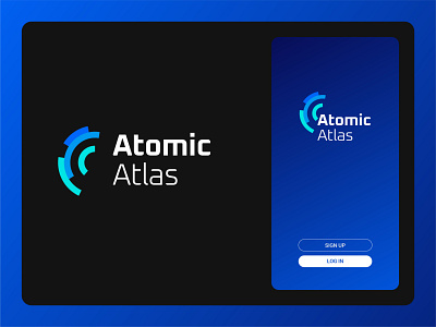 Atomic Atlas Logo Design Concept