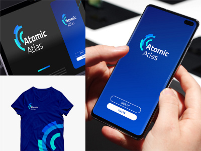 Atomic Atlas Logo Mockup